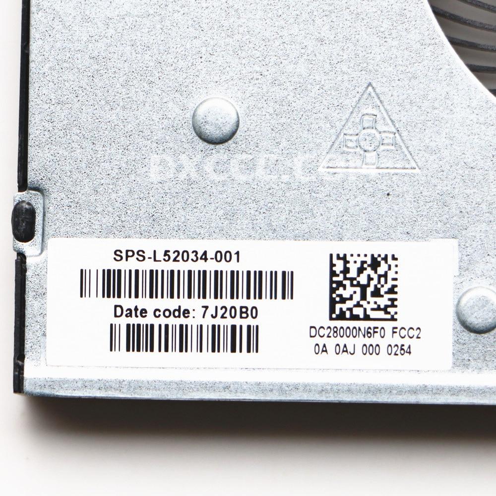 L52034-001 Laptop CPU COOLING FAN FOR HP Laptop 15s-du 15-du 15s-du0002tx 15s-du0006tx TPN-C139 CPU COOLING FAN