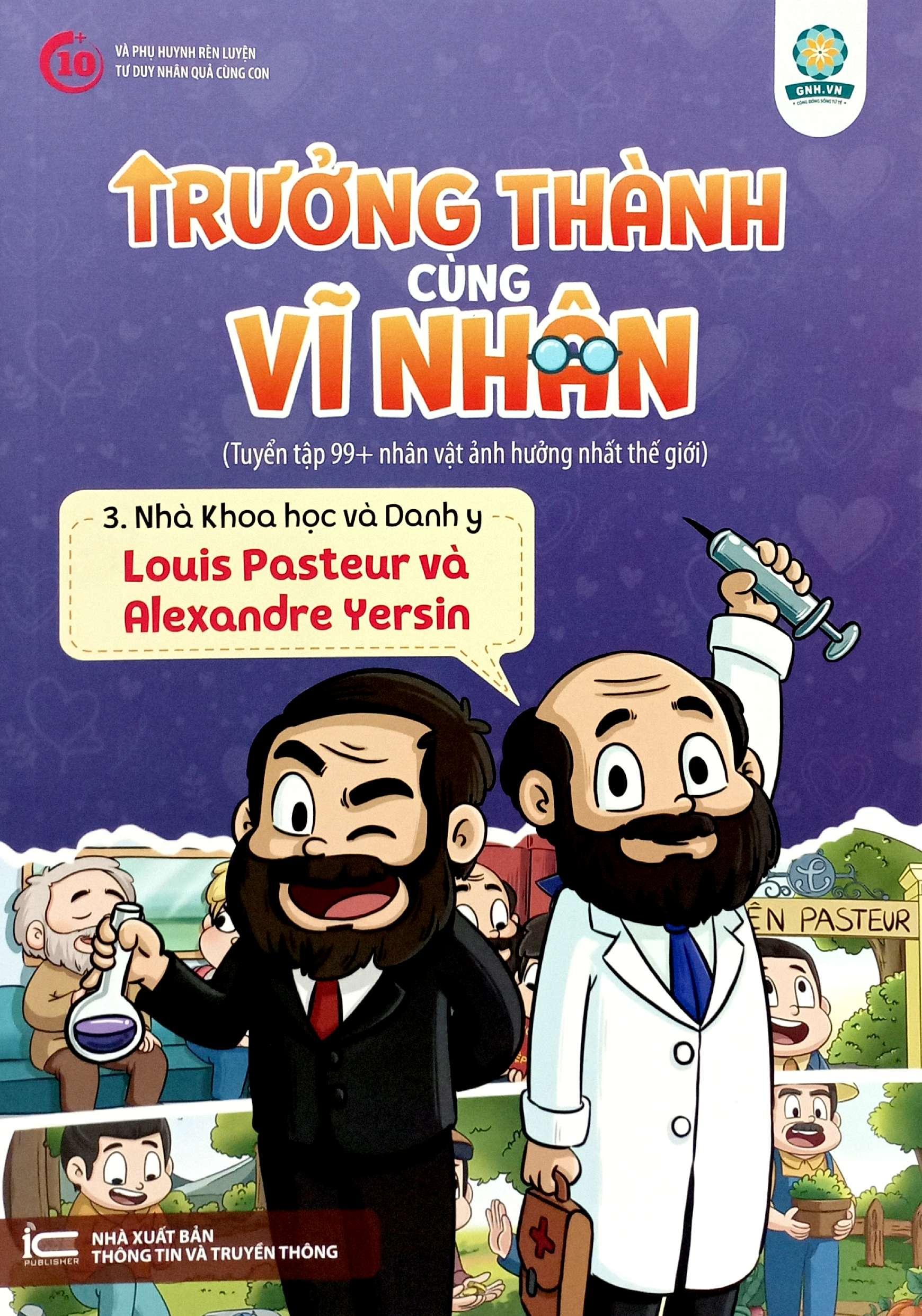 Sách - Bộ Sách Trưởng Thành Cùng Vĩ Nhân - Bộ 3 - Nhà Khoa Học Và Danh Y (Bộ 6 Cuốn)