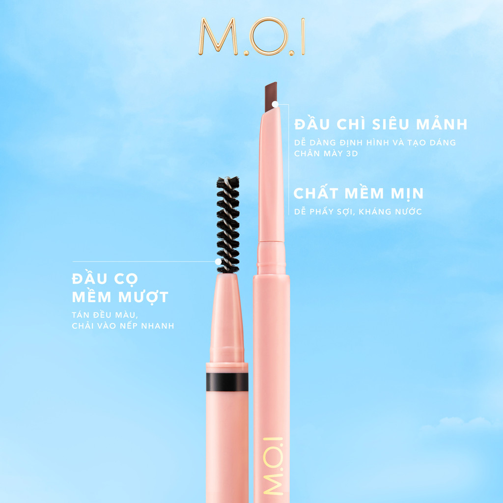 Bộ đôi M.O.I Phấn má hồng phiên bản giới hạn và Chì kẻ mày Perfect Shape Eyebrow Pencil
