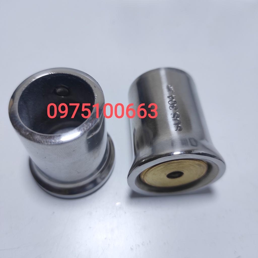 Chén tường inox 304 phi 19-Chén tường phòng tắm kính cường lực-Chén tường phi 19