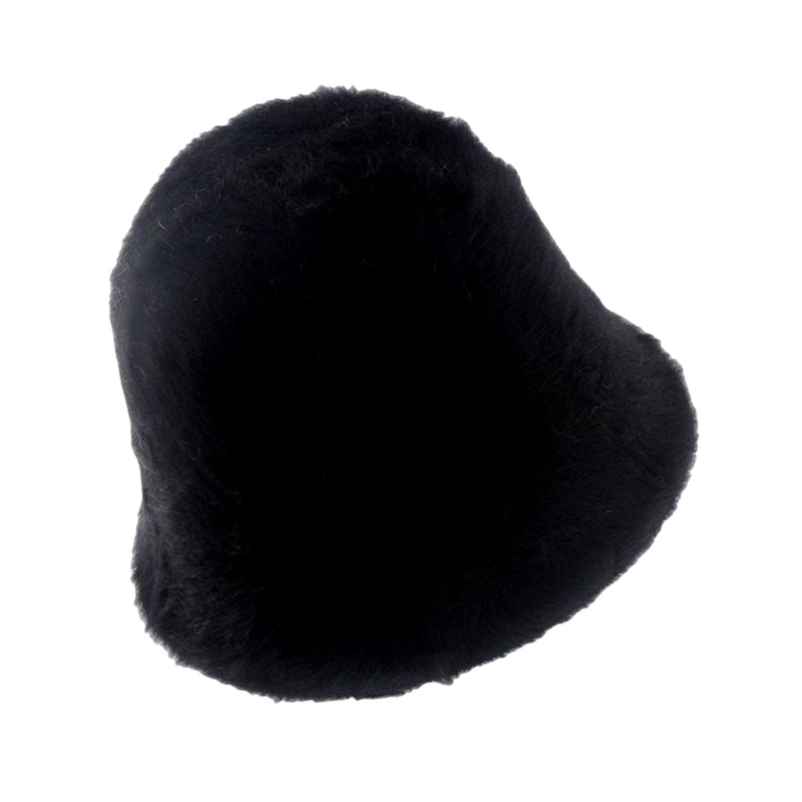 Casual Bucket Hat Fisherman Cap Windproof Headwear Adjustable Warm Womens Winter Fisherman Hat for Cycling Outdoor Camping Autumn Winter