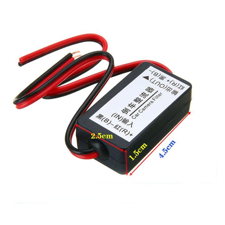 Bộ lọc nguồn cho Camera lùi ô tôbị nhấp nháy hoặc nhiễu