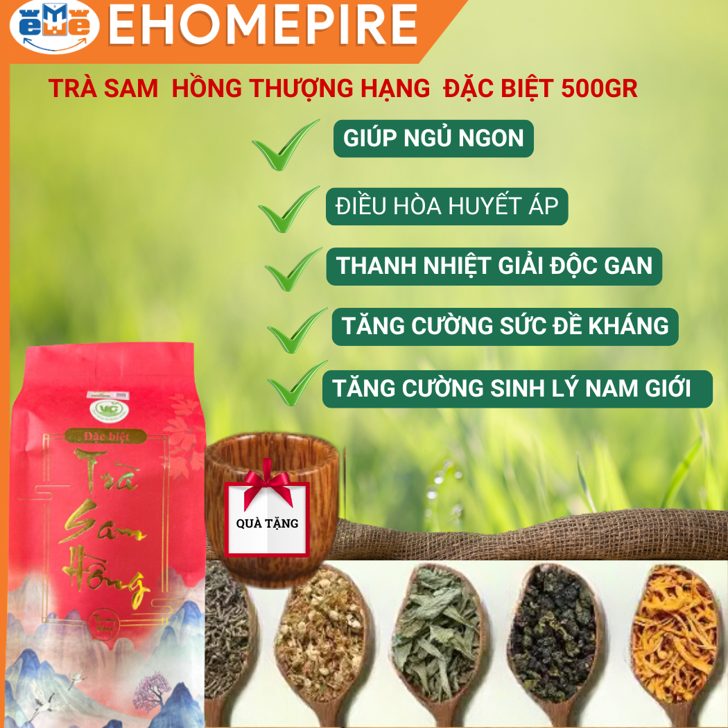 Trải nghiệm giấc ngủ ngon mỗi đêm cùng Trà Sam Hồng- 500gram