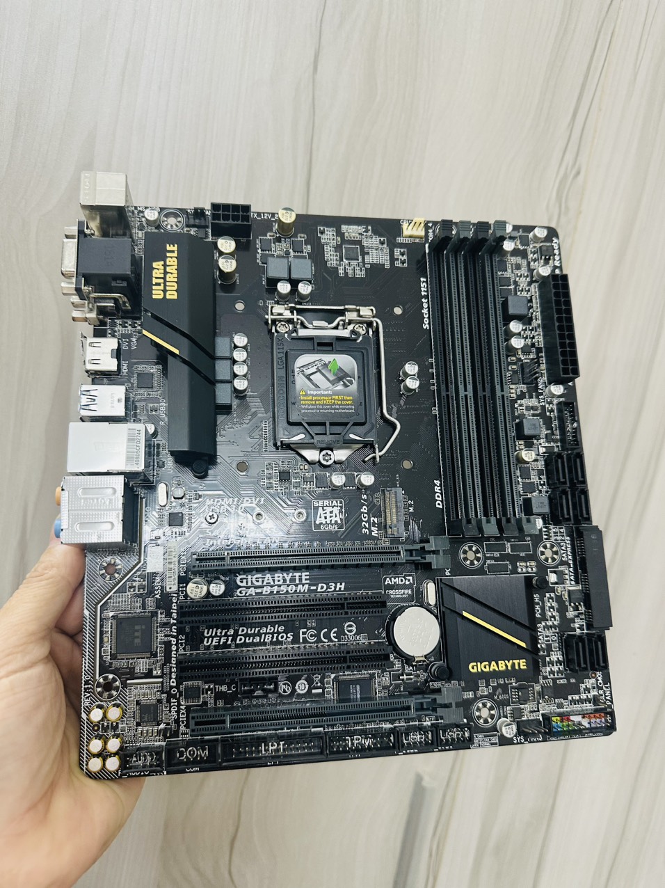 Bo Mạch Chủ (Mainboard) Gigabyte B150M-D3H (HÀNG CHÍNH HÃNG)