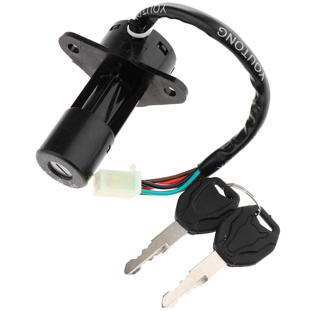 4 Or 6 Wires Engine Lock Gas Cap Lock Key Set