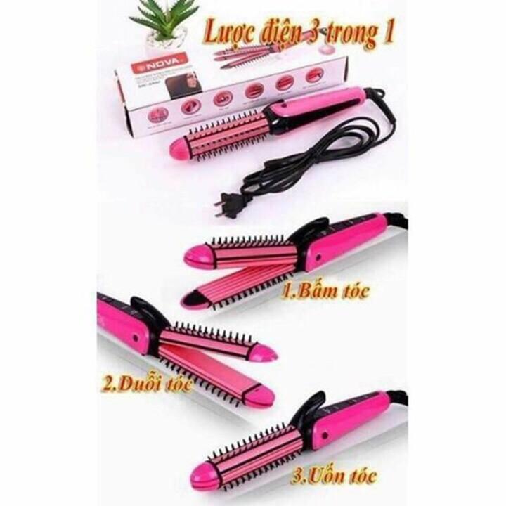 Lược điện đa năng 3 trong 1 No.v.a NHC-8890