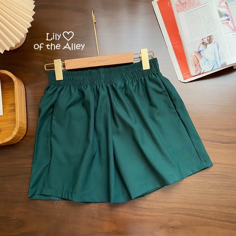 Quần short trơn vải tuyết mưa