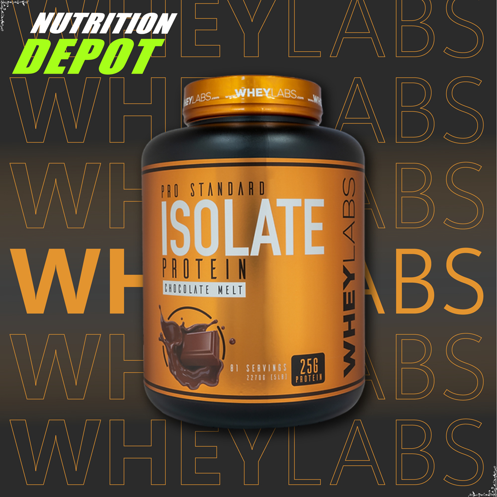 [GIẢM SỐC] Sữa tăng cơ Wheylabs Pro Standard Isolate Protein Hộp 2.27 kg (81 lần dùng) - Nutrition Depot