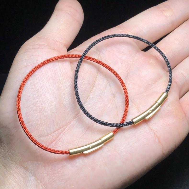 Dây Cáp Cứng Xịn Loại 1 - Làm vòng tay, mix charm - Màu đỏ và màu đen