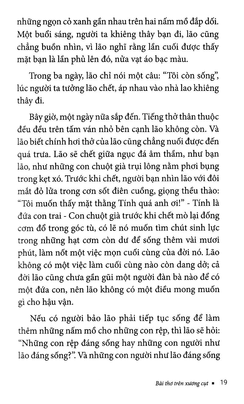 Bài Thơ Trên Xương Cụt