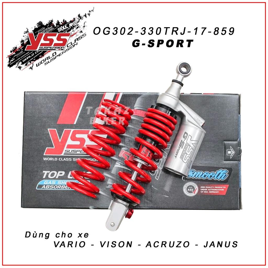 PHUỘC YSS G-SPORT SMOOTH Click-Vario-Vision-Lead-Acruzo-Janus-SH Mode SMOOTH  tặng kèm lò xo phụ