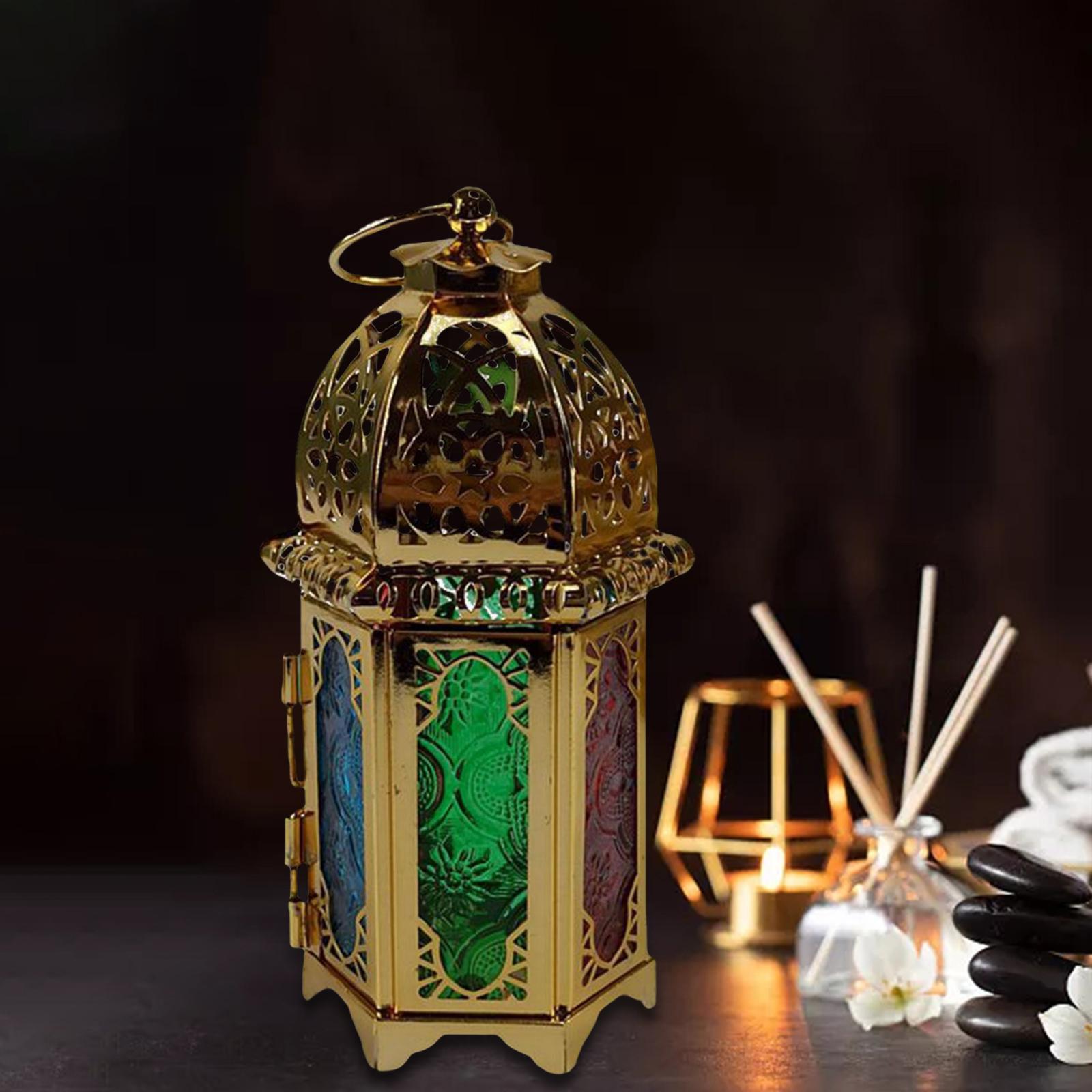 Vintage Style Candle Lantern Lamp  Party Desk Home Decor Gifts