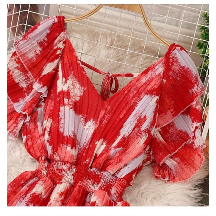 ĐẦM MAXI LOANG TAY TẦNG
