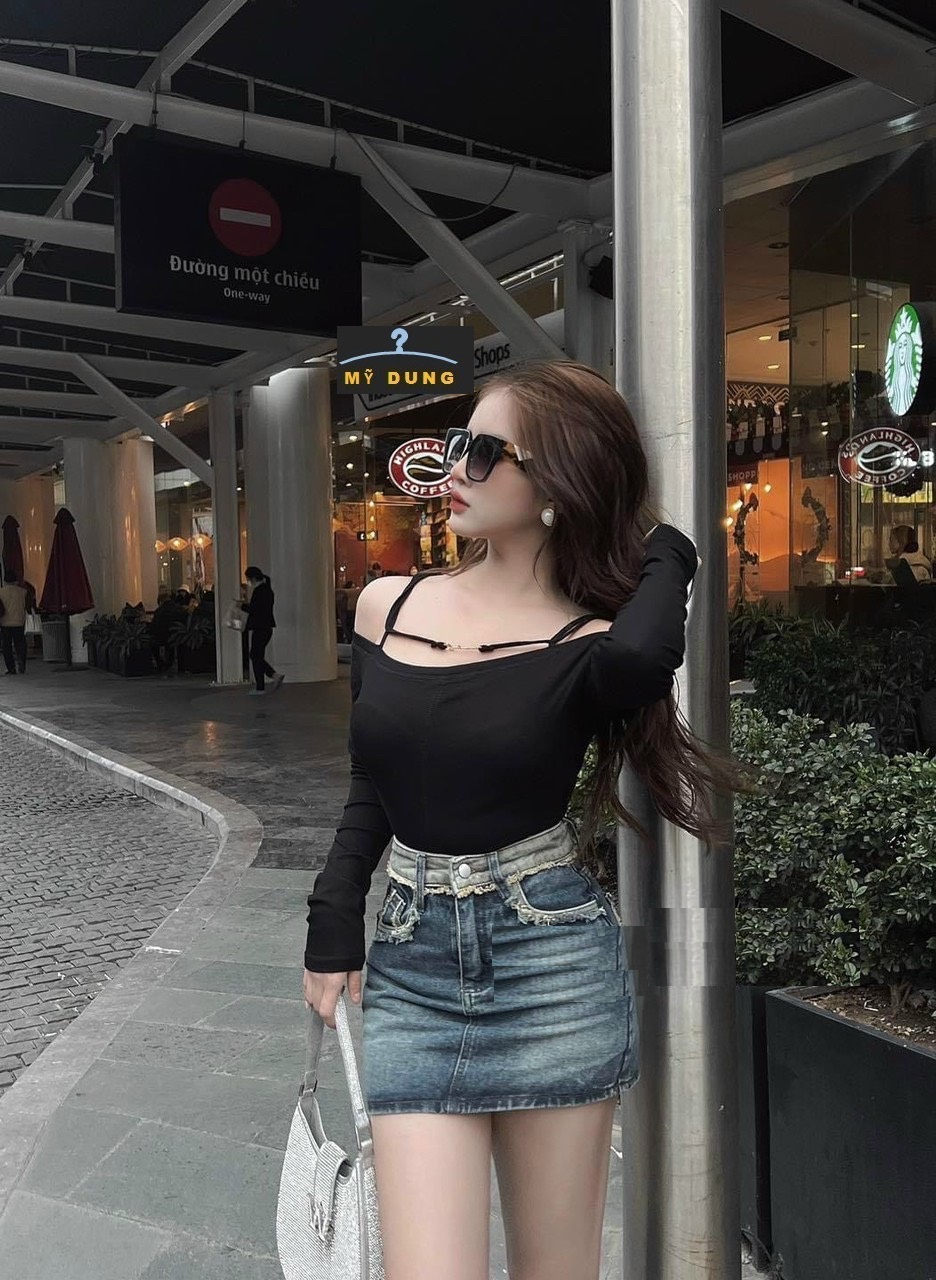 CHÂN VÁY JEAN TUA RUA,FORM CHUẨN, MẶC HÁCH DÁNG, PHỐI ĐỒ CỰC XINH NHÉ CÁC NÀNG
