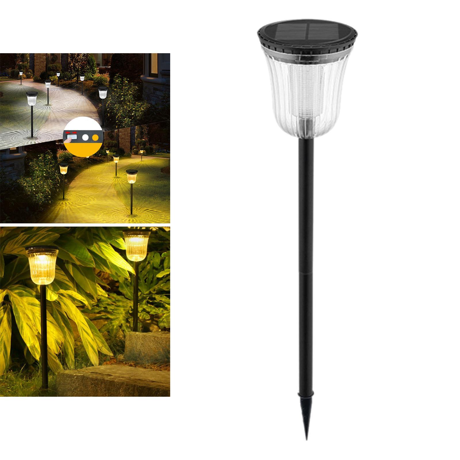 1pc Solar Landscaping Spotlight Waterproof Wall Lights Yard Path Patio