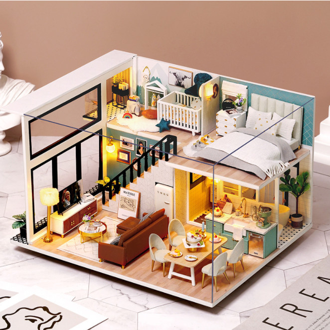 Mô Hình Nhà Búp Bê DIY - Comfortable Life L031