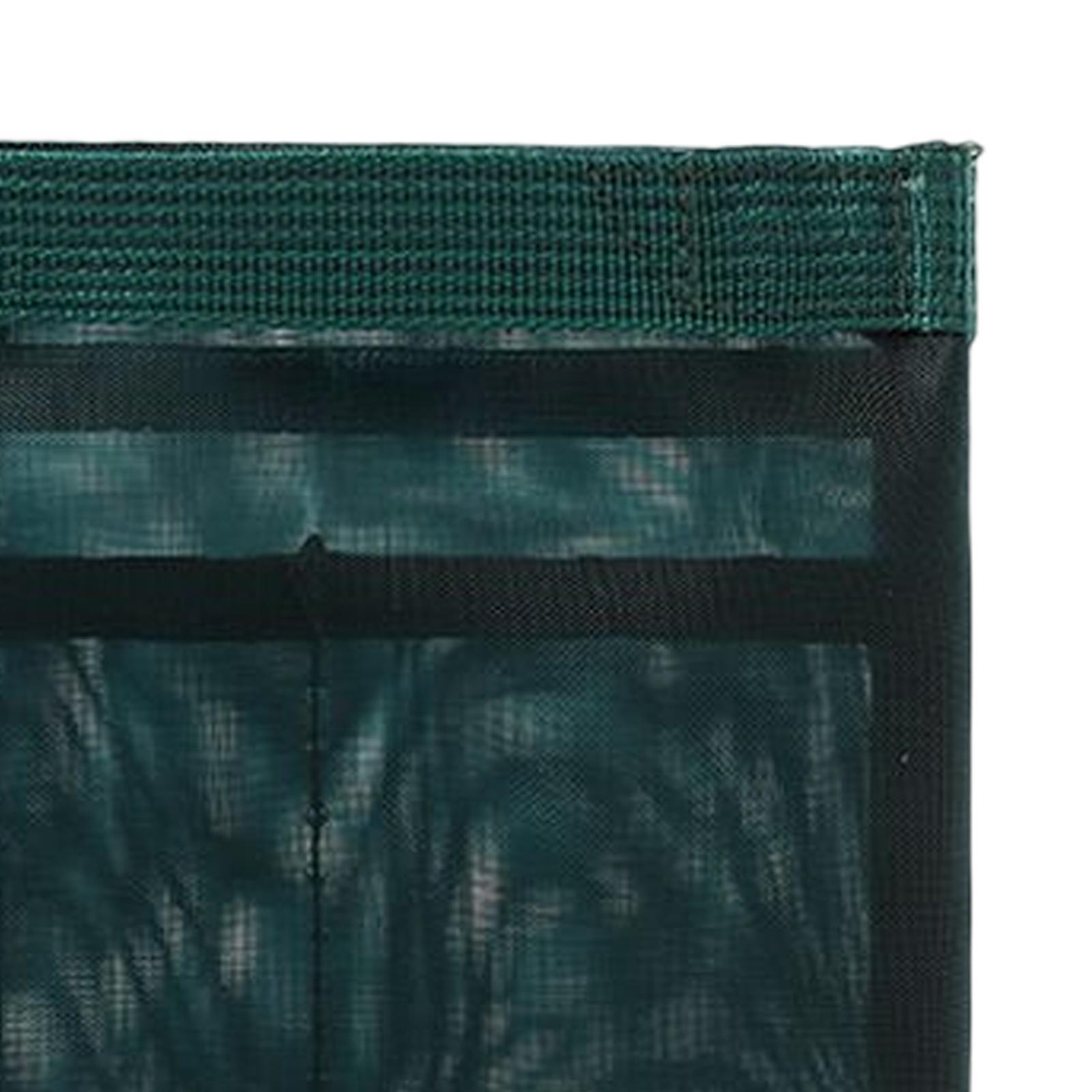 Portable Nylon Mesh Cosmetic Insert Pouch Toiletries Organizer Convenient Green