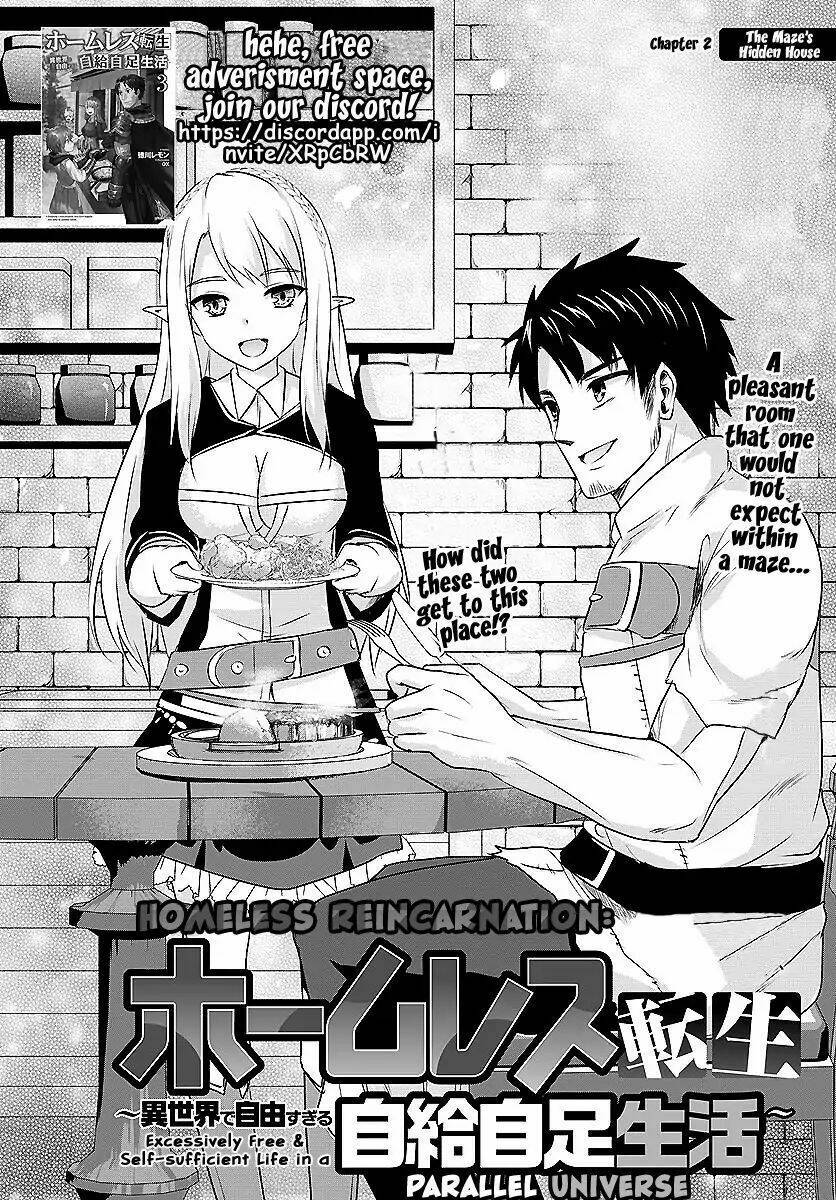 homeless tensei: isekai de jiyuu sugiru majutsu jisoku seikatsu chapter 2 3