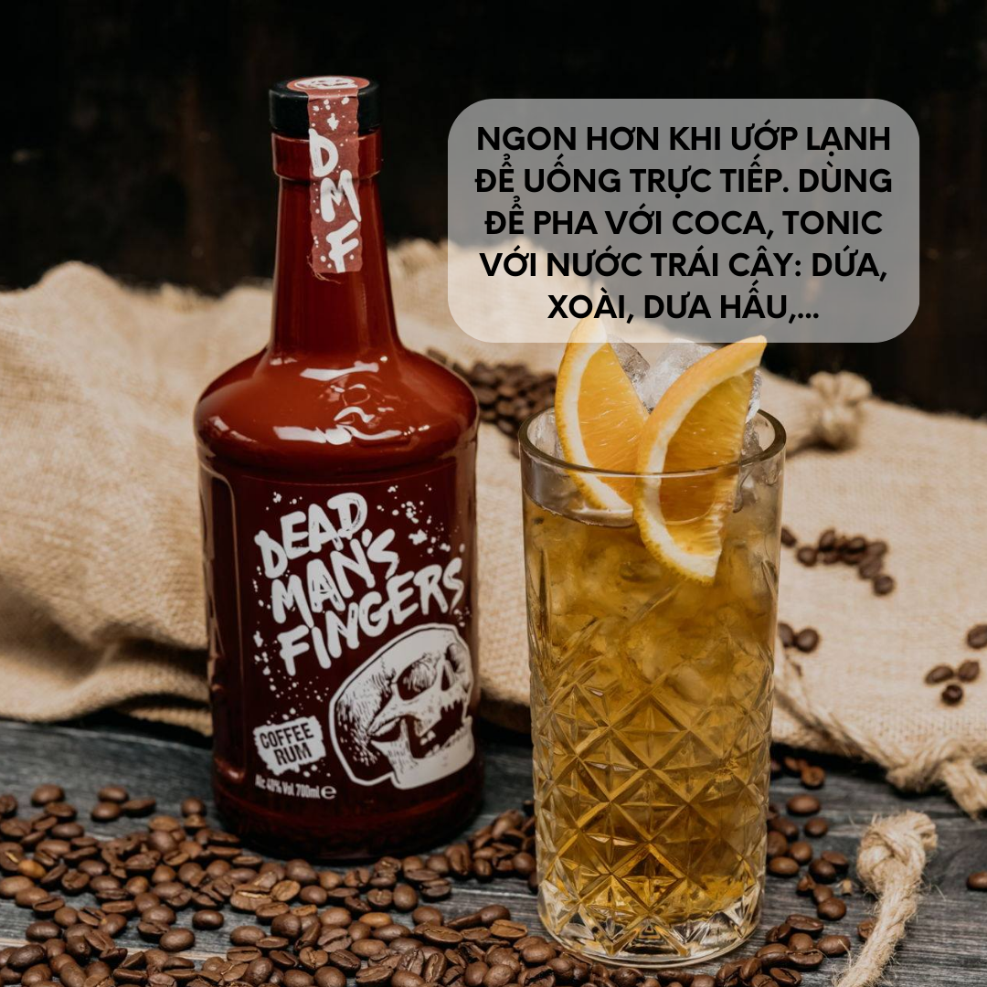 Rượu Dead Man's Fingers Coffee Rum 37.5% 700ml