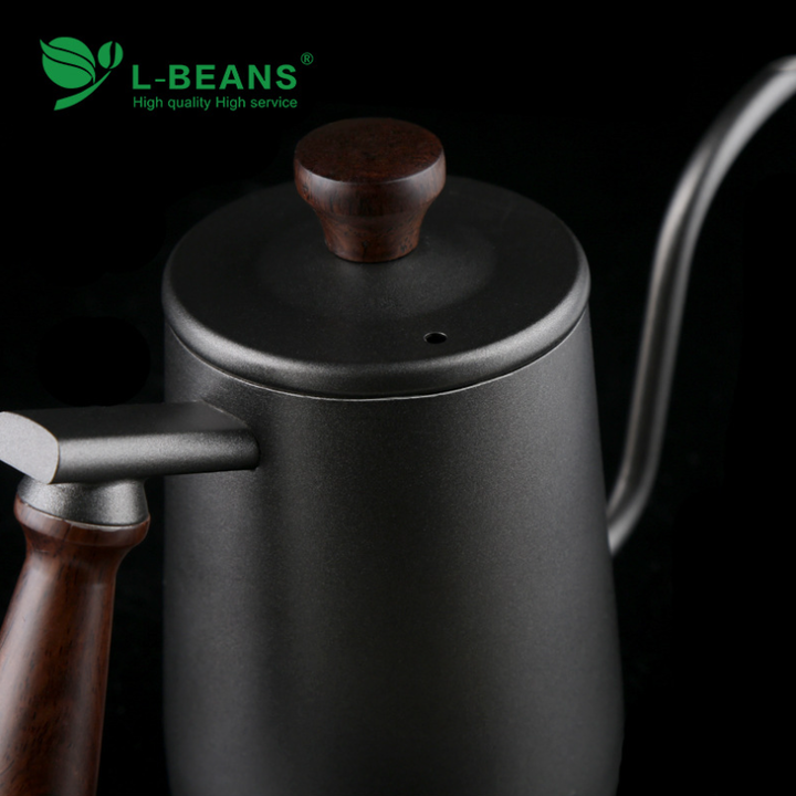 Ấm drip cổ ngỗng chuyên nghiệp rót cà phê, rượu và các chất lỏng khác. Thương hiệu L-Beans SD-201901 hàng nhập khẩu