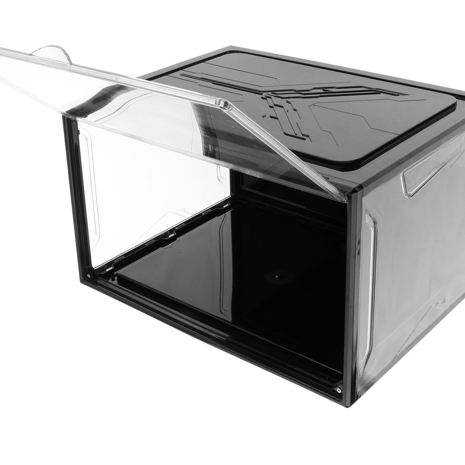 Shoe Box, Shoe Storage Boxes Clear Plastic Stackable, Shoe Organizer Containers with Lids for Women/Men