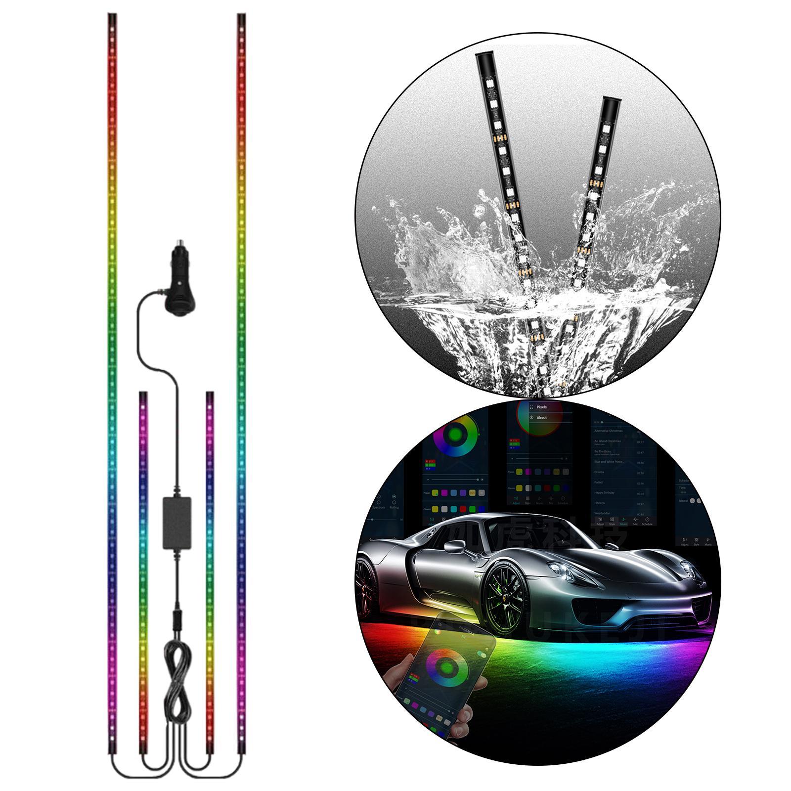 12V Bluetooth Lights Waterproof IP68 Exterior Car Lights with
