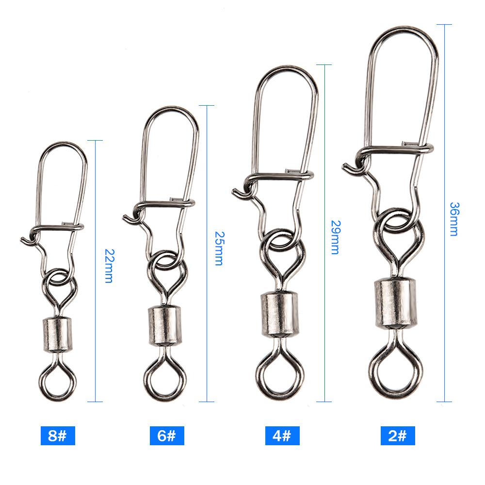 Bộ Đầu Nối Móc Câu Cá Xoay