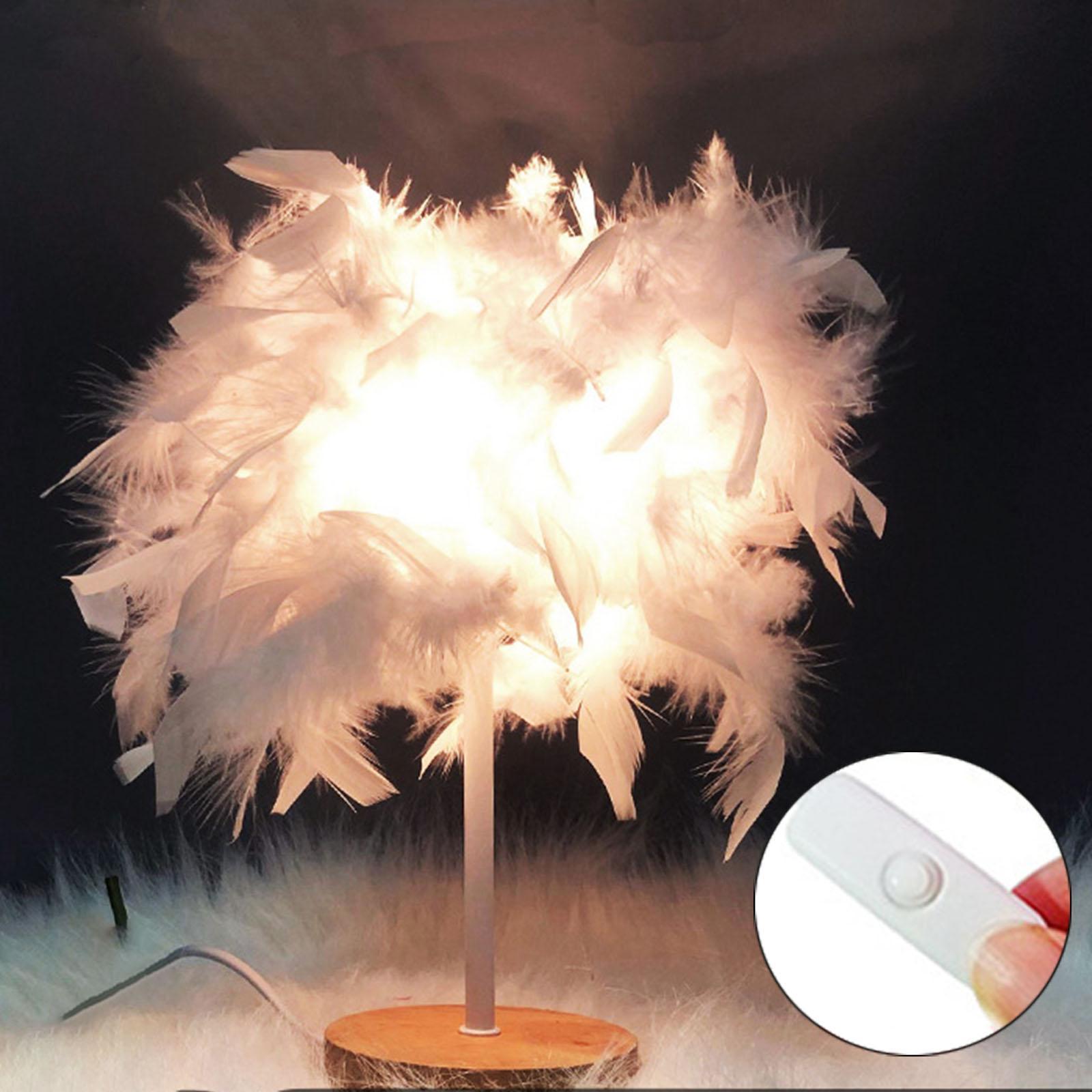 Elegant  Lamp Desk  Lamp Atmosphere Light for Decor White