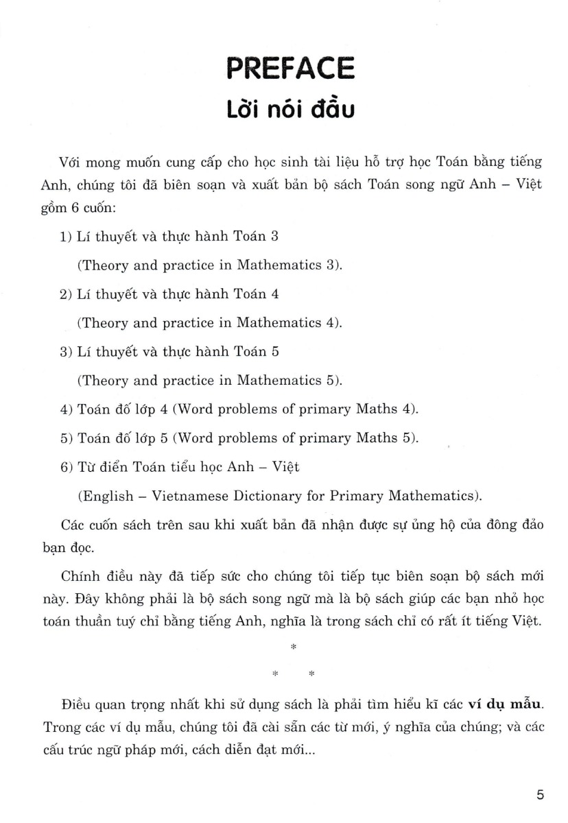 We Learn Maths In English - Em Học Toán Bằng Tiếng Anh 4 (Dùng Chung Cho Các Bộ SGK Hiện Hành)