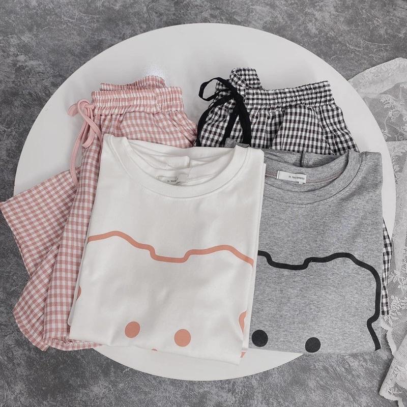 Set bộ đồ hình gấugấu cute