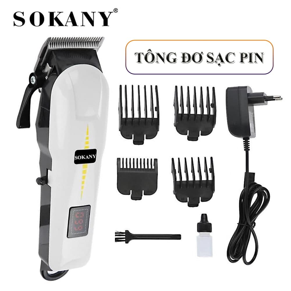 Tông đơ cắt tóc Sokany (AL-809a )- Sạc Pin- hàng chính hãng