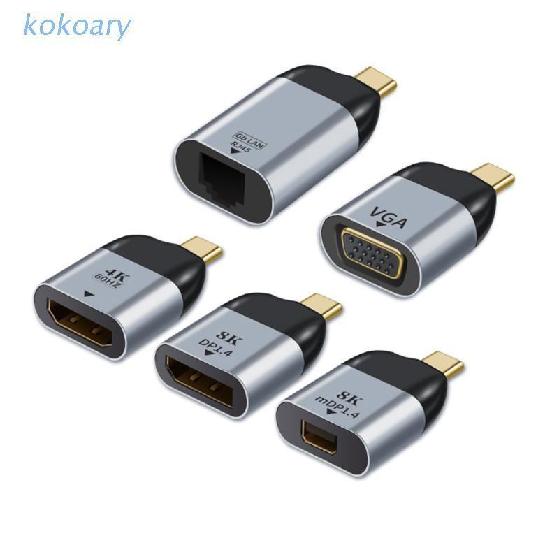 Đầu Chuyển Đổi Từ Cổng Type-C Sang Hdmi/Vga/Dp/Rj45/Mini Dp - Hd 4k 60hz Cho laptop táo Hdmi Usb-C Type C