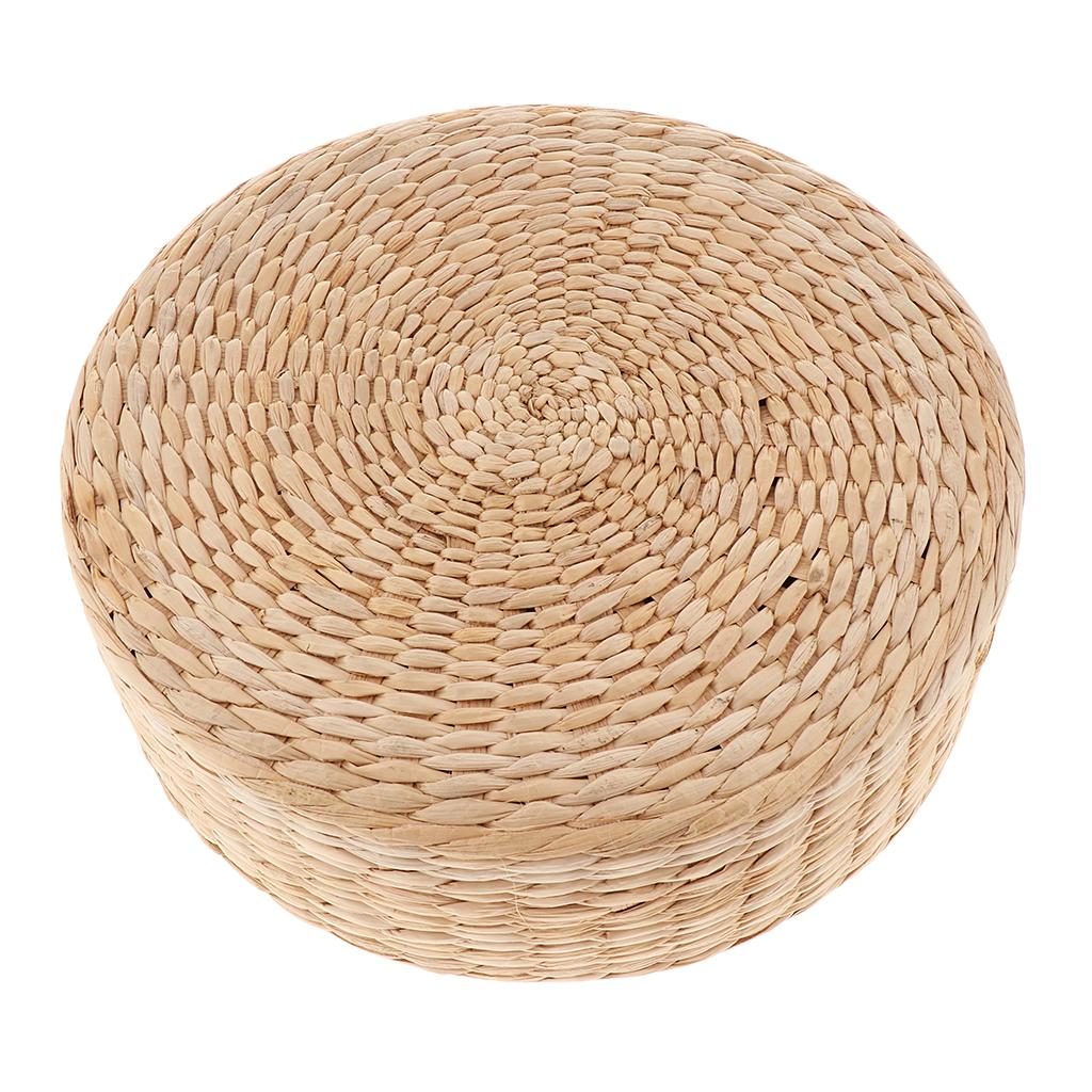 3xJapanese Straw Cushion Tatami Floor Cushion 30x30x10cm