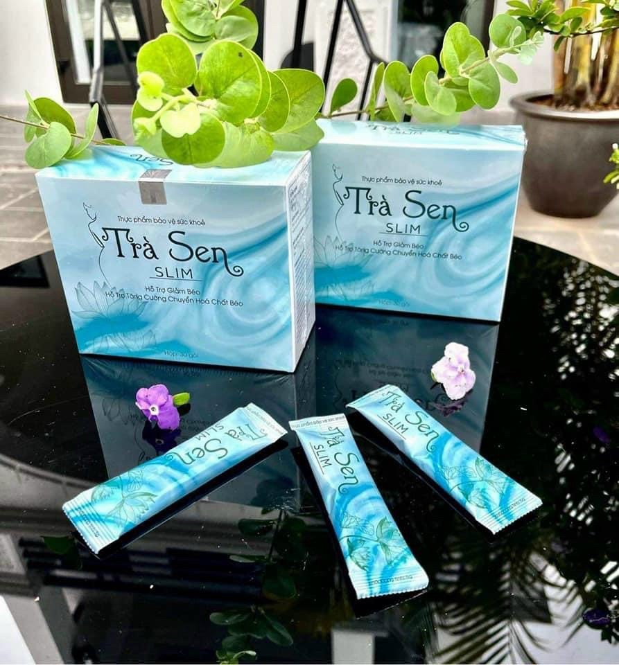Trà Sen Slim liệu trình 30 ngày - Giả.m cân, Hỗ trợ giảm bắp tay, giảm eo, giảm đùi. Cam kết giảm ít nhất 2-7kg/hộp