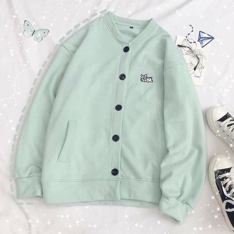 Áo Khoác Nỉ Ngoại Bông Dày Dặn Form Rộng_Không Xù Lông_Áo Khoác Unisex Nam Nữ Ok