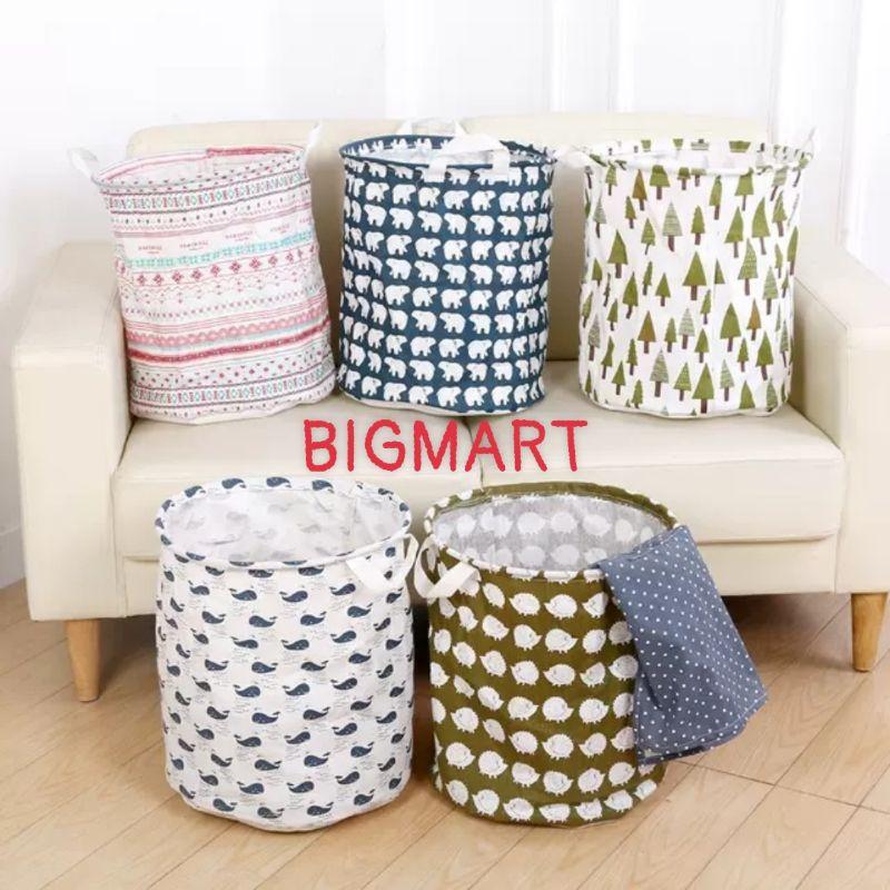 Sọt Vải / Giỏ Vải Canvas Đa Năng Đựng Đồ, Quần Áo, Đồ Chơi Chống Thấm Nước