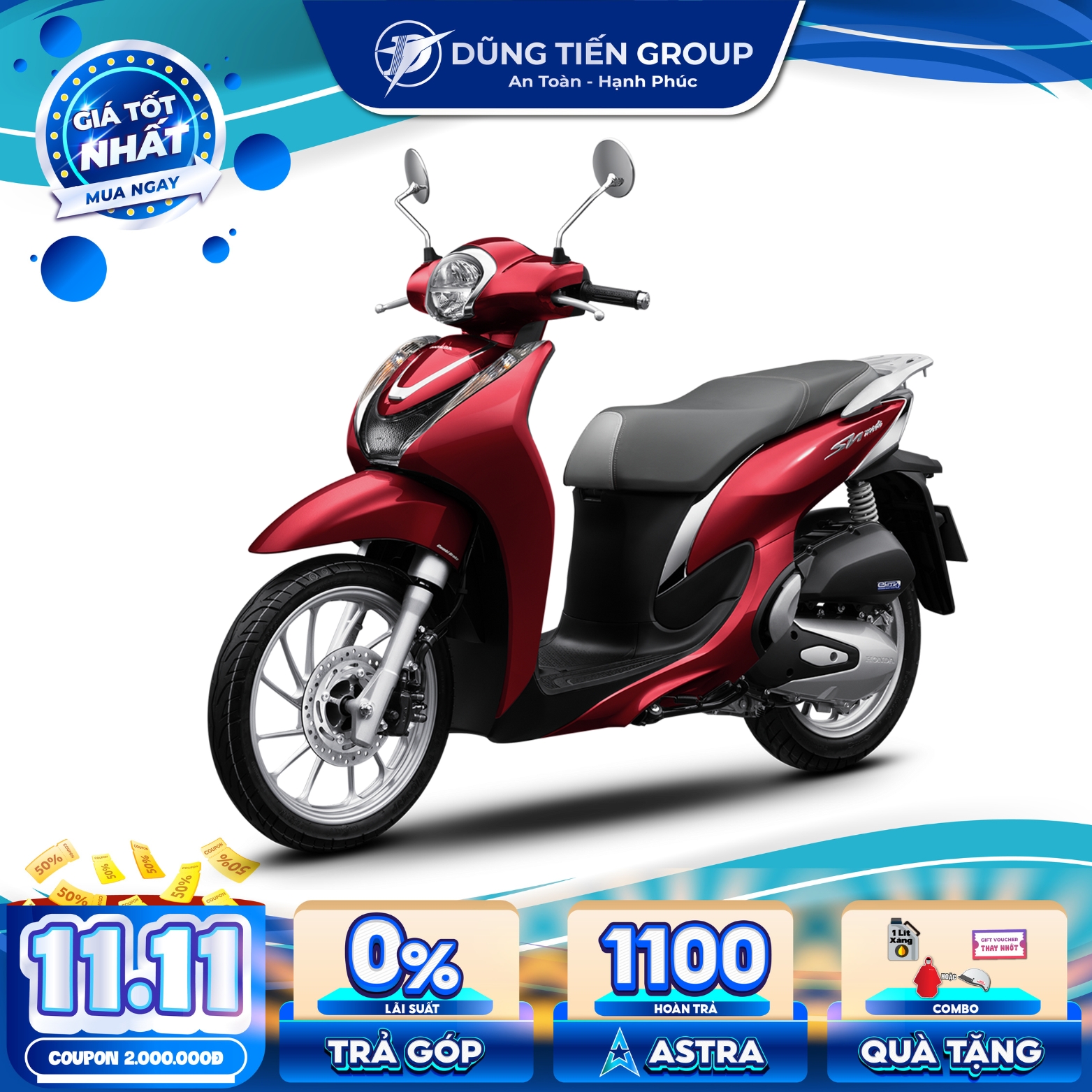 Xe Máy Honda SH Mode 125cc 2024 Phiên Bản Tiêu Chuẩn