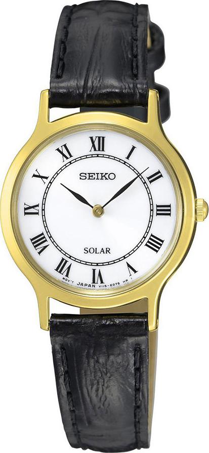 Đồng Hồ Nữ Seiko DD SUP304P1 Tròn Trắng 2K SLM Vỏ Vàng DD Đen