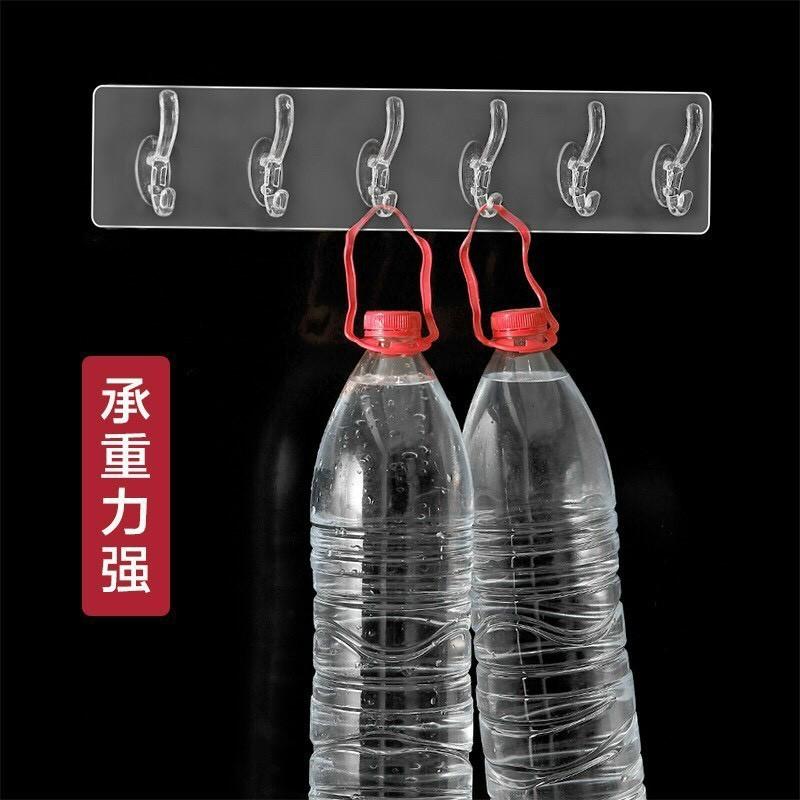 Móc Dán Tường dài 6 Móc Cố Định