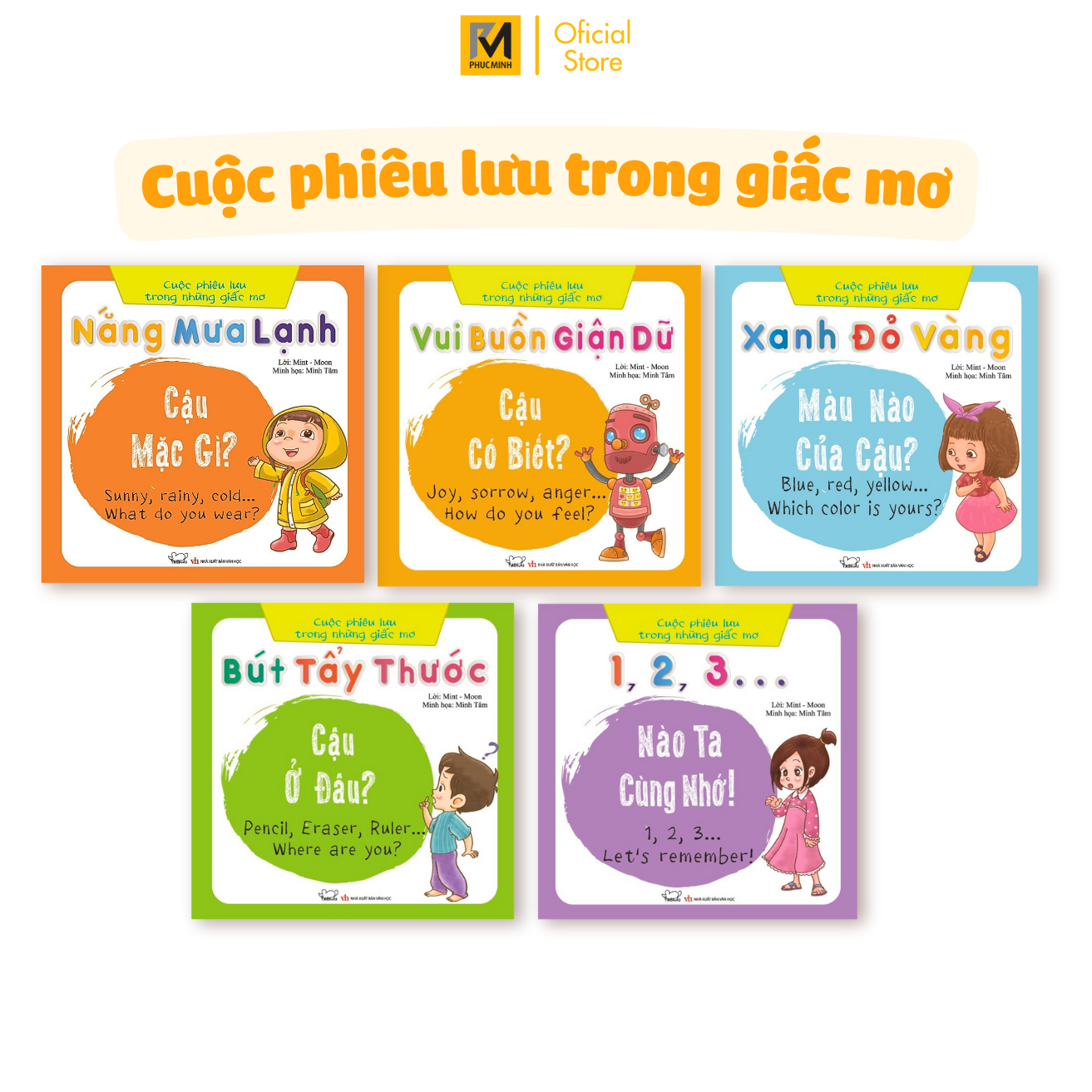Combo Cuộc Phiêu Lưu Trong Những Giấc Mơ Trọn Bộ 5 Cuốn