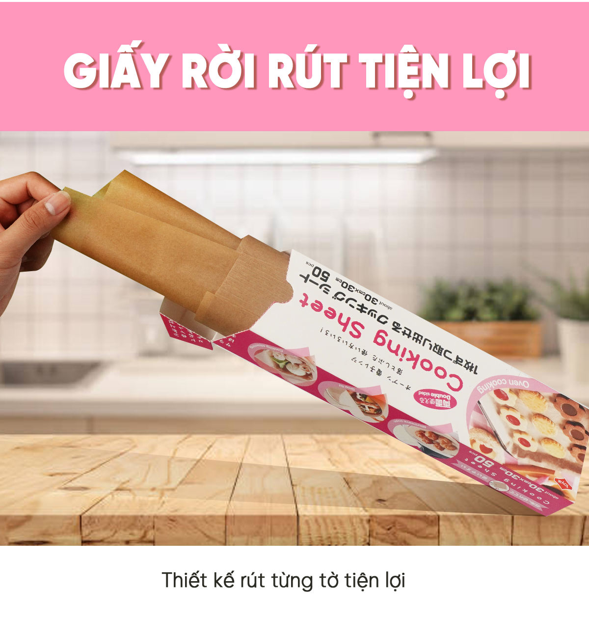 [MyJae x Toyal] Giấy Nến 2 Mặt Lót Nồi Chiên, Nướng Bánh, Giấy Lót Chống Dính 30cm x 30cm (50 Tờ/Hộp)