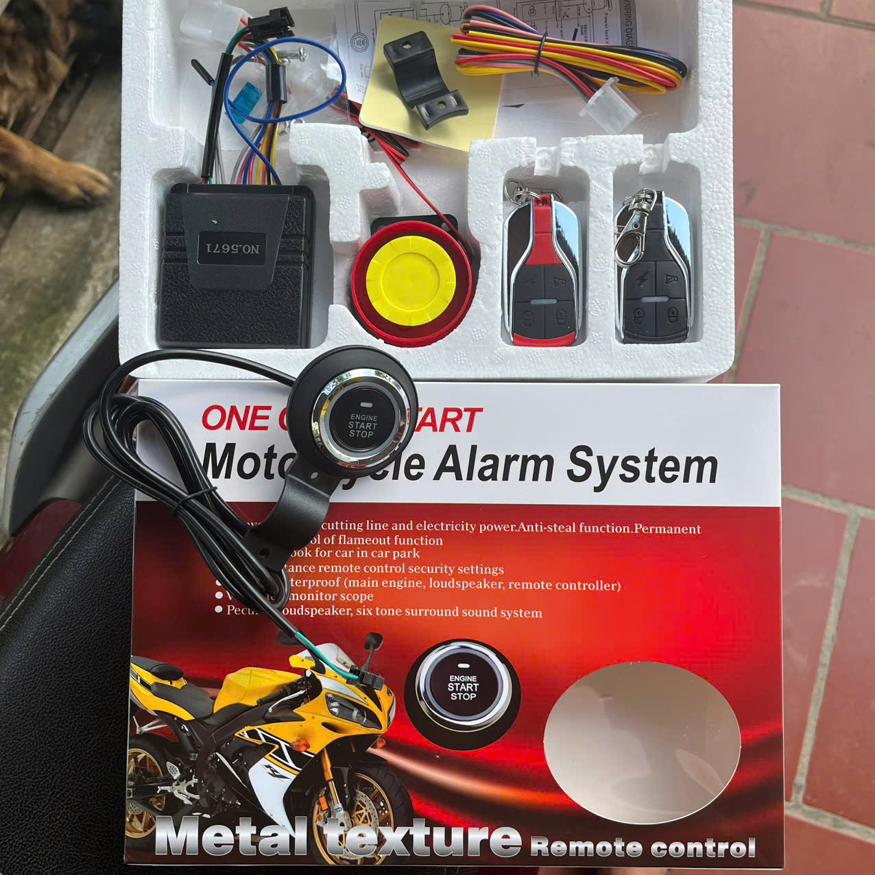 Khóa Smartkey Chống Trộm Xe Máy Đa Năng – Chống Dắt Xe, Khởi Động Không Chìa Khóa Cực Tiện