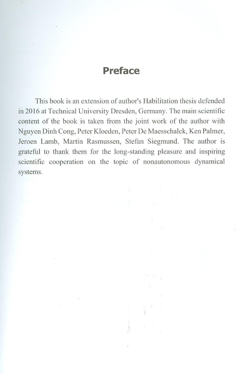 Spectral Theory Of Nonautonomous Dynamical Systems And Applications (Bìa Cứng)