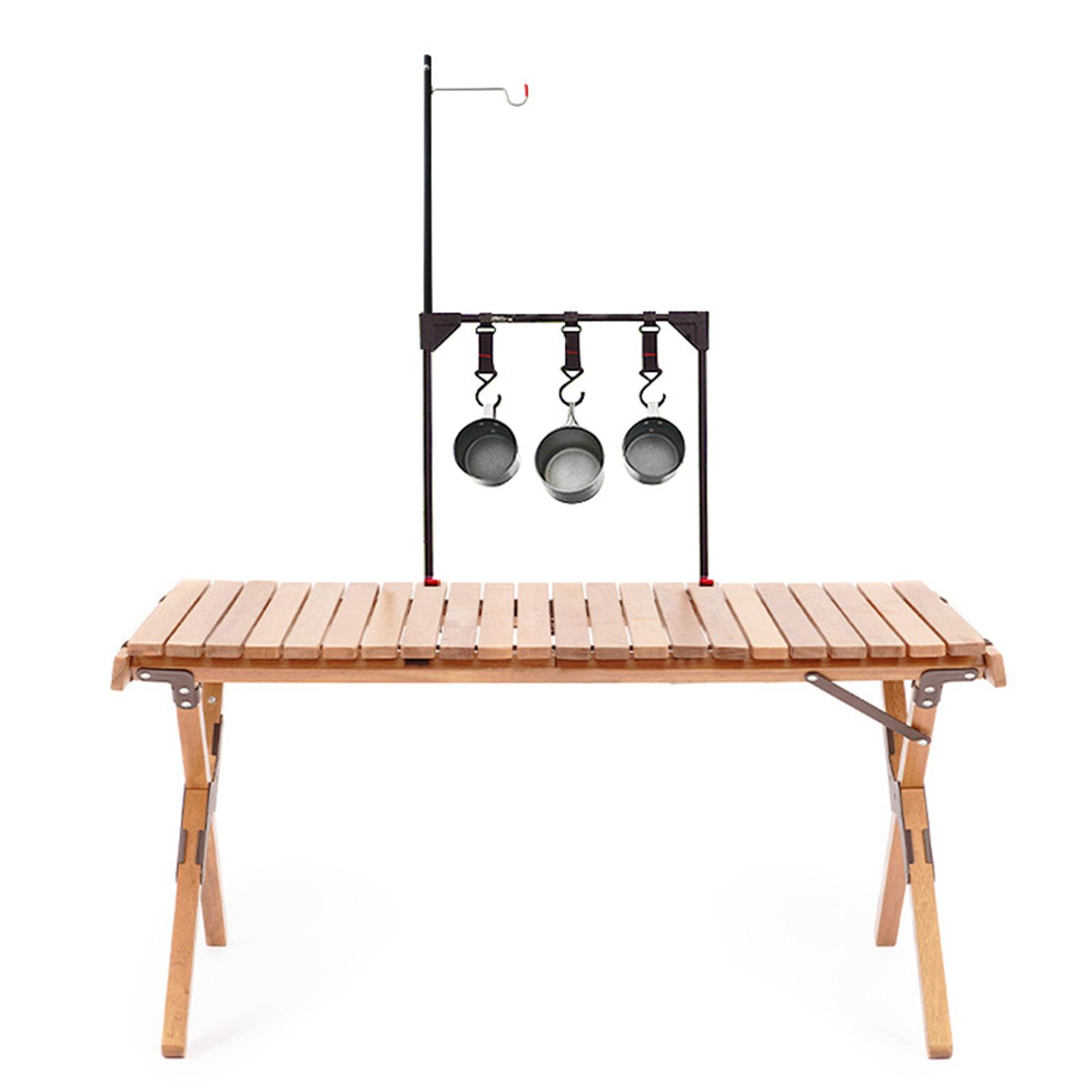 Camping Lantern Stand Lightweight Alloy Lamp Pole Hanger Holder