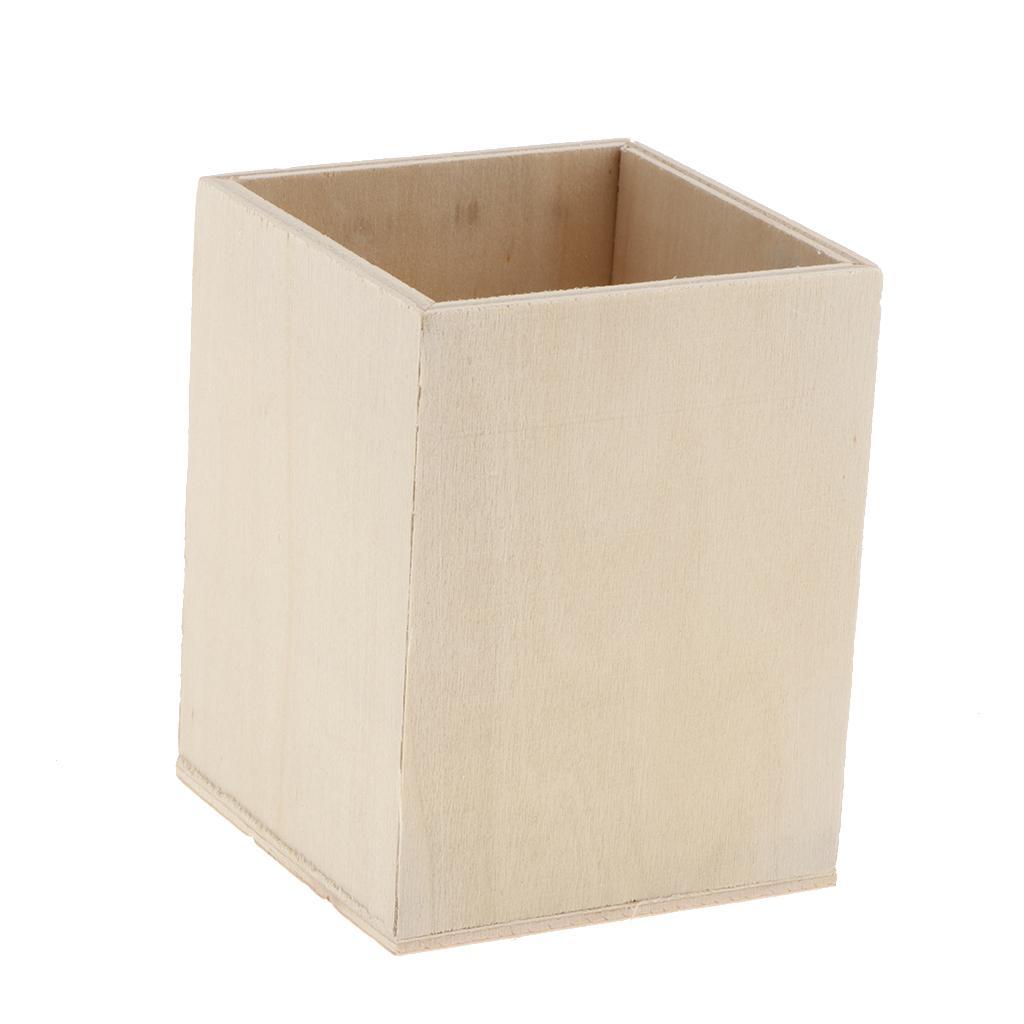 10X Unfinished Wood Desk Storage Organizer / Caddy Rack