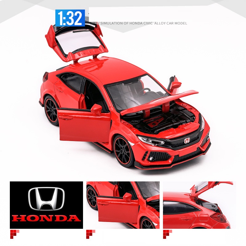 Xe Mô Hình Hợp Kim Honda CV Type R_Tỉ Lệ 1:32