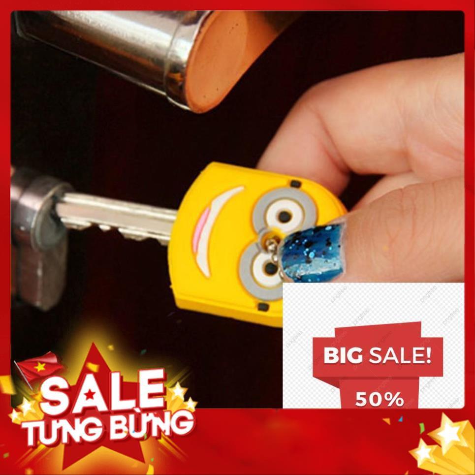 Móc khóa bọc chìa khóa hình thú hoạt hình dây đẹp dễ thương ngộ nghĩnh cute đáng yêu silicon