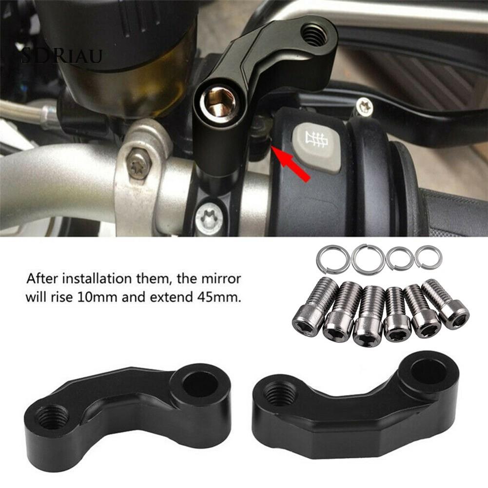 Set 2 Giá Gắn Kính Chiếu Hậu Cho Xe Mô Tô Bmw R1200Gs Lc