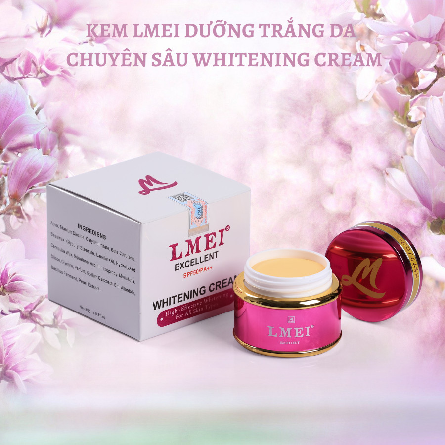 KEM LMEI DƯỠNG TRẮNG DA CHUYÊN SÂU WHITENING COLLAGEN BEAUTY CREAM 20G