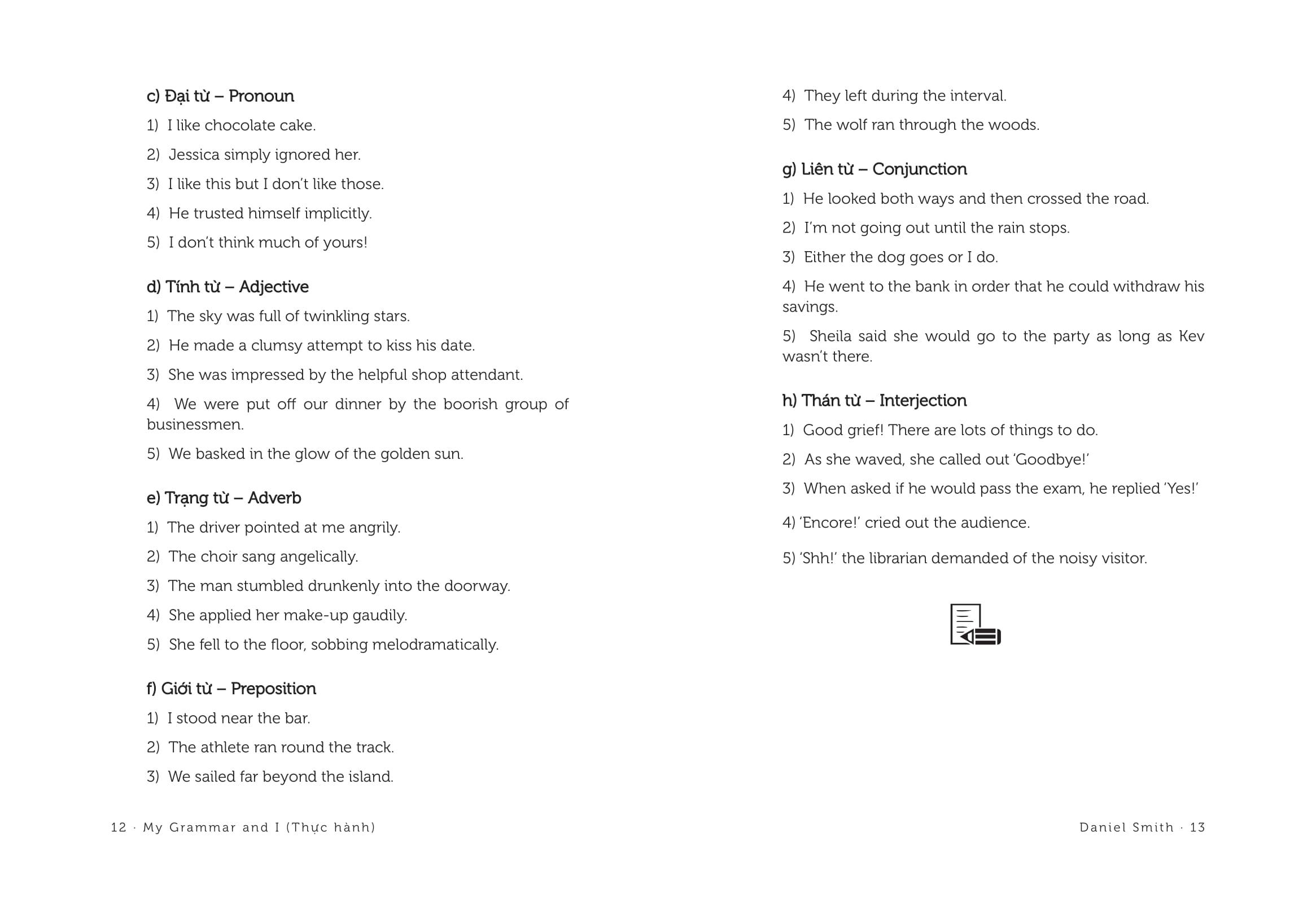 My Grammar And I - Thực Hành